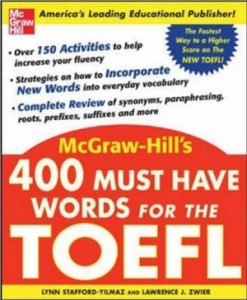 400 must have words for the toefl